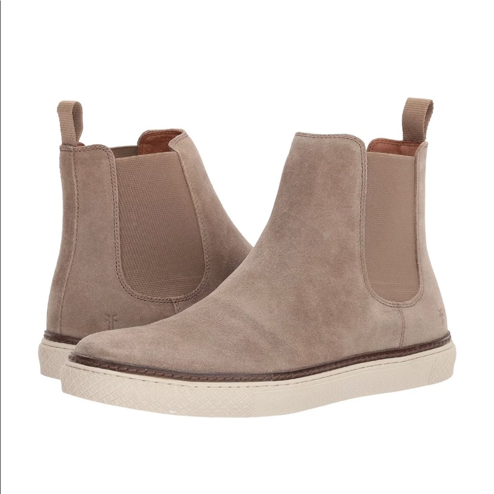Frye Men’s Gates Chelsea Boot, Taupe (10)
